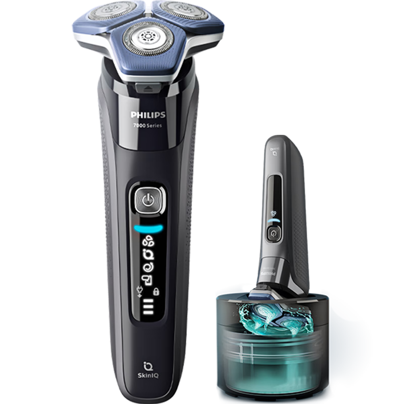 PHILIPS [Mid-Autumn Festival Gift] Official Men's Electric Shaver, Rotating Guard Series Pro+, SkinIQ Premium Smart Razor, Birthday Gift for Men, Fathers, And Husbands