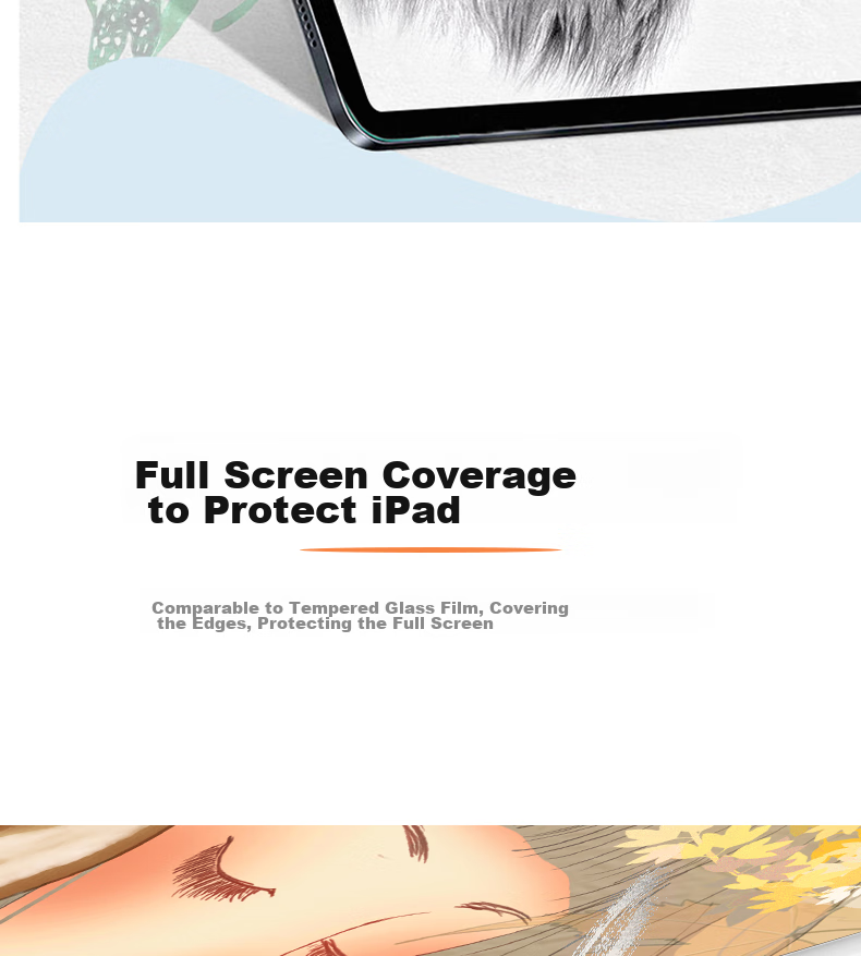 ESCASE Huawei MatePad Pro 11 Paper-Like Film Tablet Protective Film, Kent Paper, 2022/2024 Model Frosted Full-Screen Hand-Drawn Writing And Drawing Professional Screen Protector 8