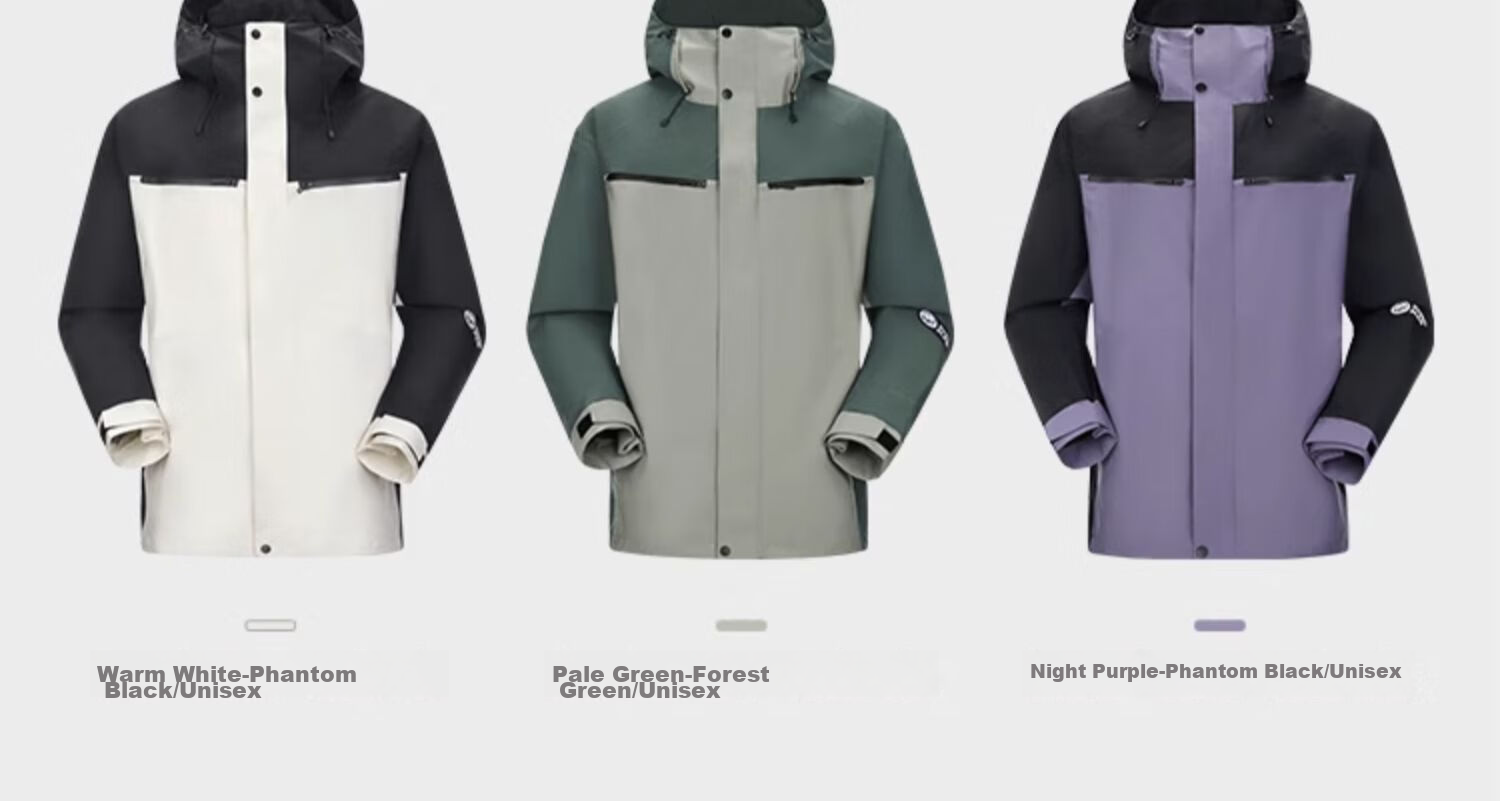 CAMEL Unisex Single-Layer Hard Shell Lightweight Waterproof Windproof Mountaineering Jacket [Panda Series] 1136 XL 11