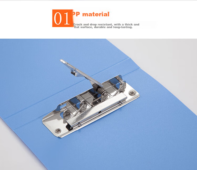 COMIX Value-Added Tax Invoice Storage Folder, Financial Document Organizer Clip, Metal File Holder Document Folder A608 Blue 3