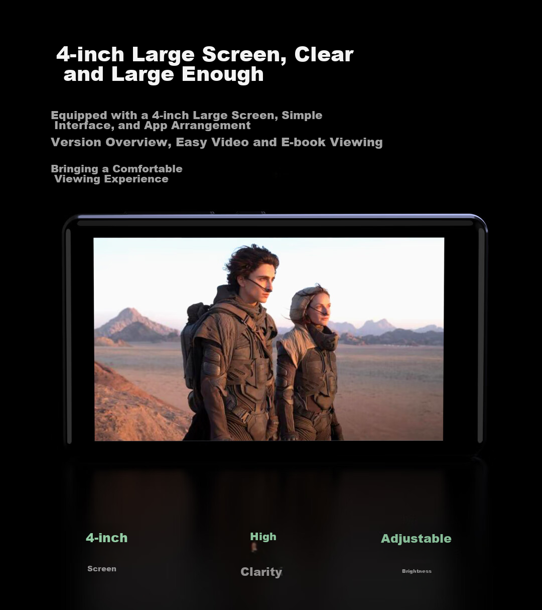 PHILIPS SA5019 Large Screen Touch MP3/MP4 Portable Player with Lossless Music Player for Listening to English And Reading Novels 5