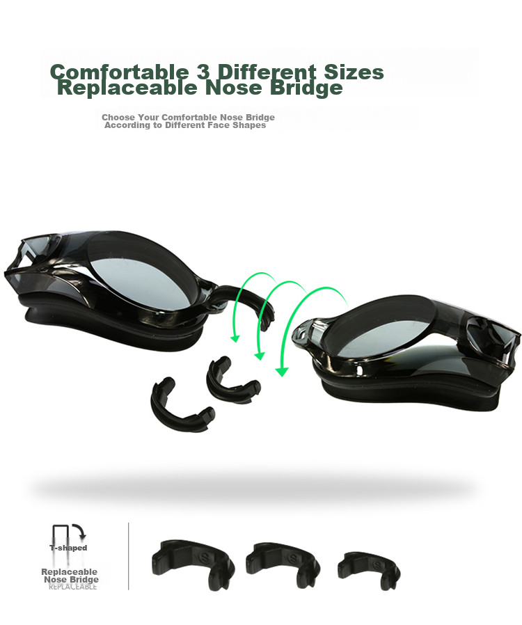 Li-Ning Swimming Trunks, Men's Goggles, Swim Cap Set, Professional Comfortable Sports Quick-Dry Swimming Suit, 171 Set, Non-Prescription, 2XL 26