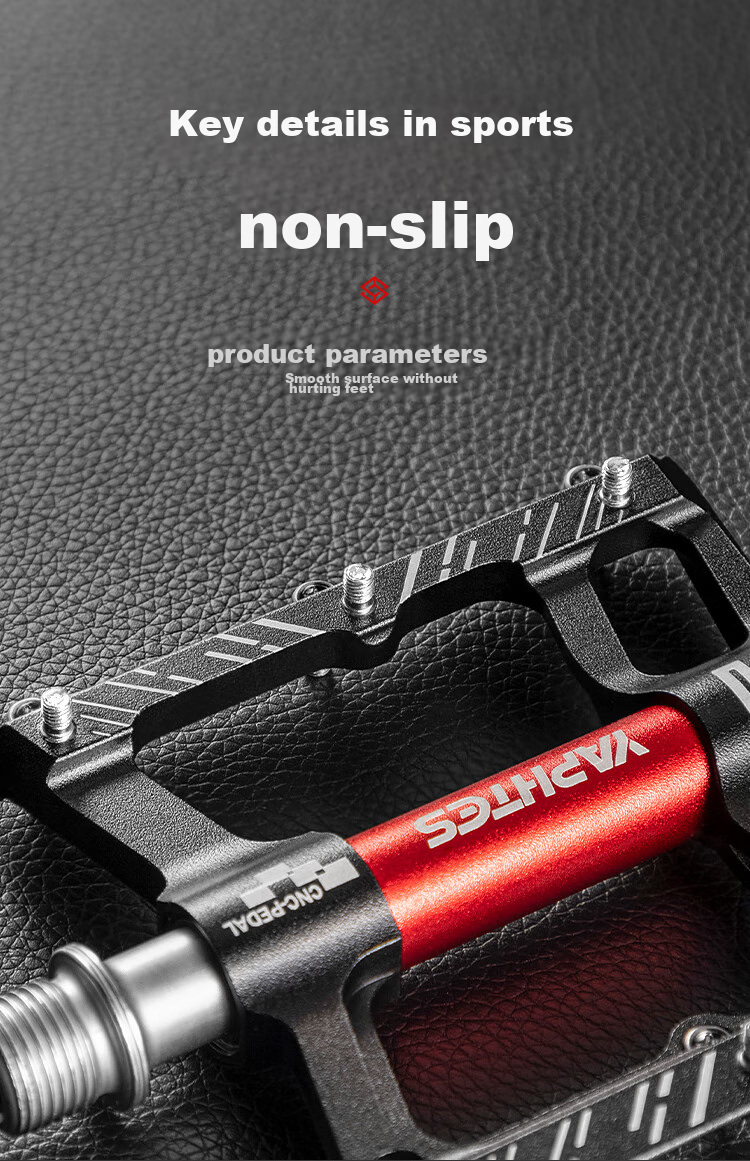 Bicycle Pedals, 3-Bearing, CNC Aluminum Alloy Pedals, Road Bike And Mountain Bike Pedals, Hollow Large Palm Surface, Non-Slip Foot Pedals, Cycling Equipment Accessories 7