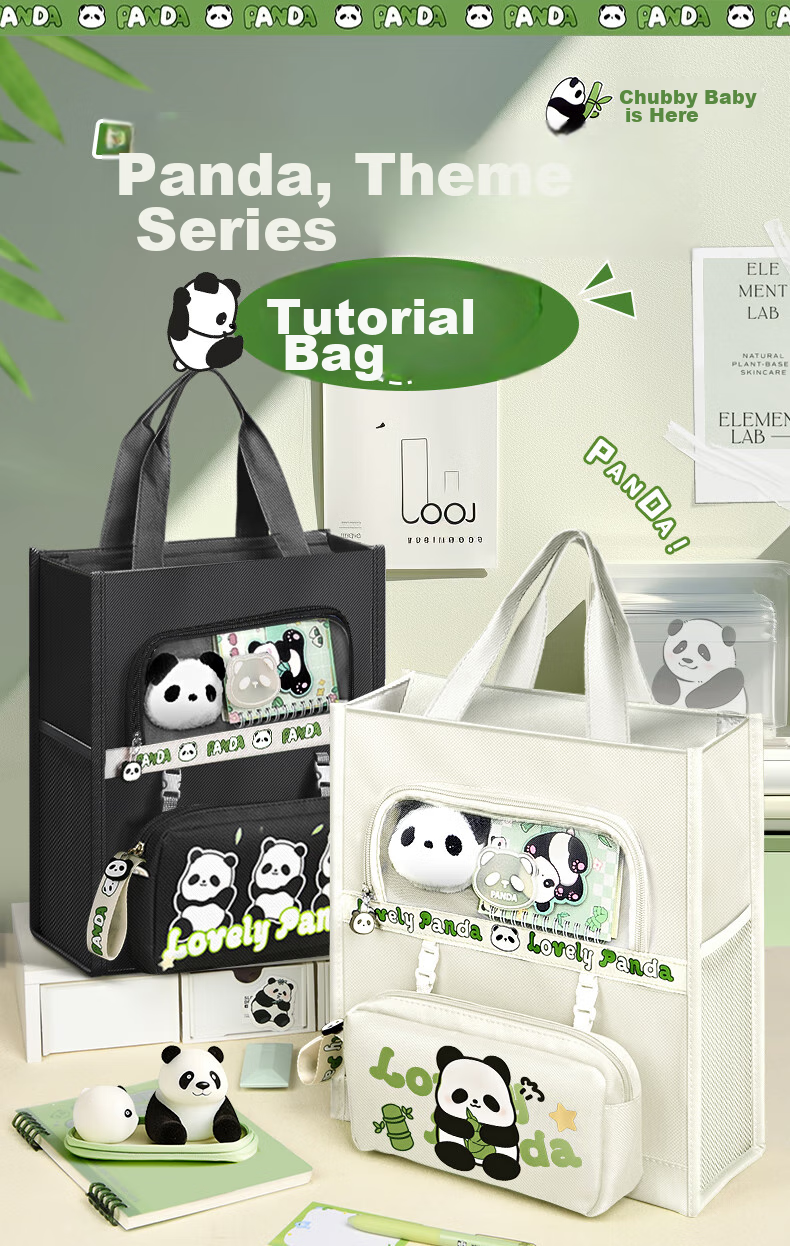 Shuxing Handbag, Student Book Bag, Tutoring Bag, File Bag, Homework Storage Bag, Tutoring Package, Oxford Cloth Document Canvas Test Paper Learning Bag for Middle School Boys And Girls, Elementary School Students 1