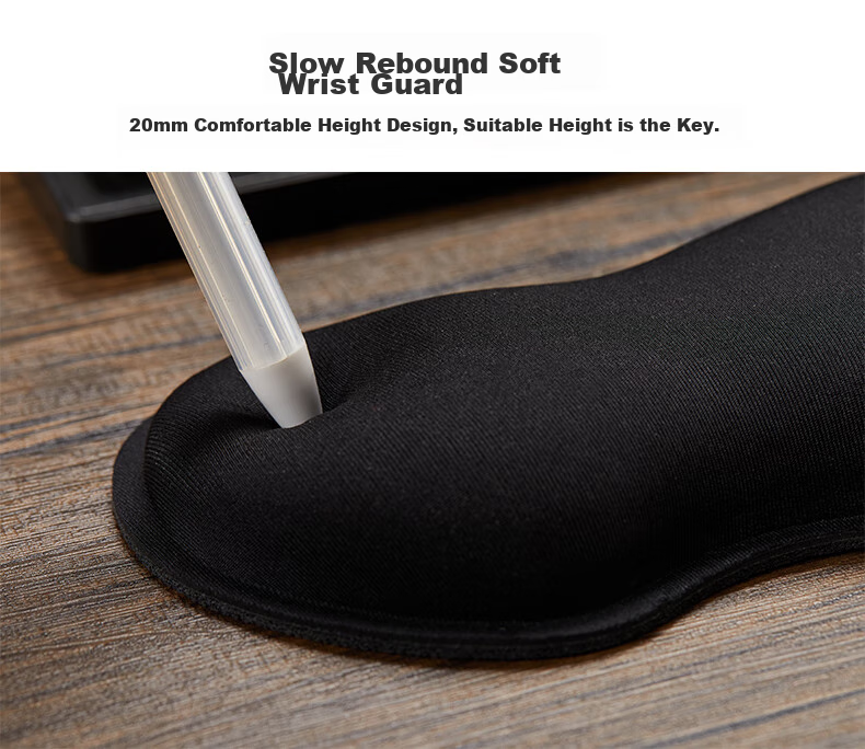 CAPERE Mouse Pad Wrist Rest, Slow Rebound Hand Support Wrist Pad, Comfortable Wrist Rest for Computer Office Use, Lucky Cat H218, 138X85X25mm 6