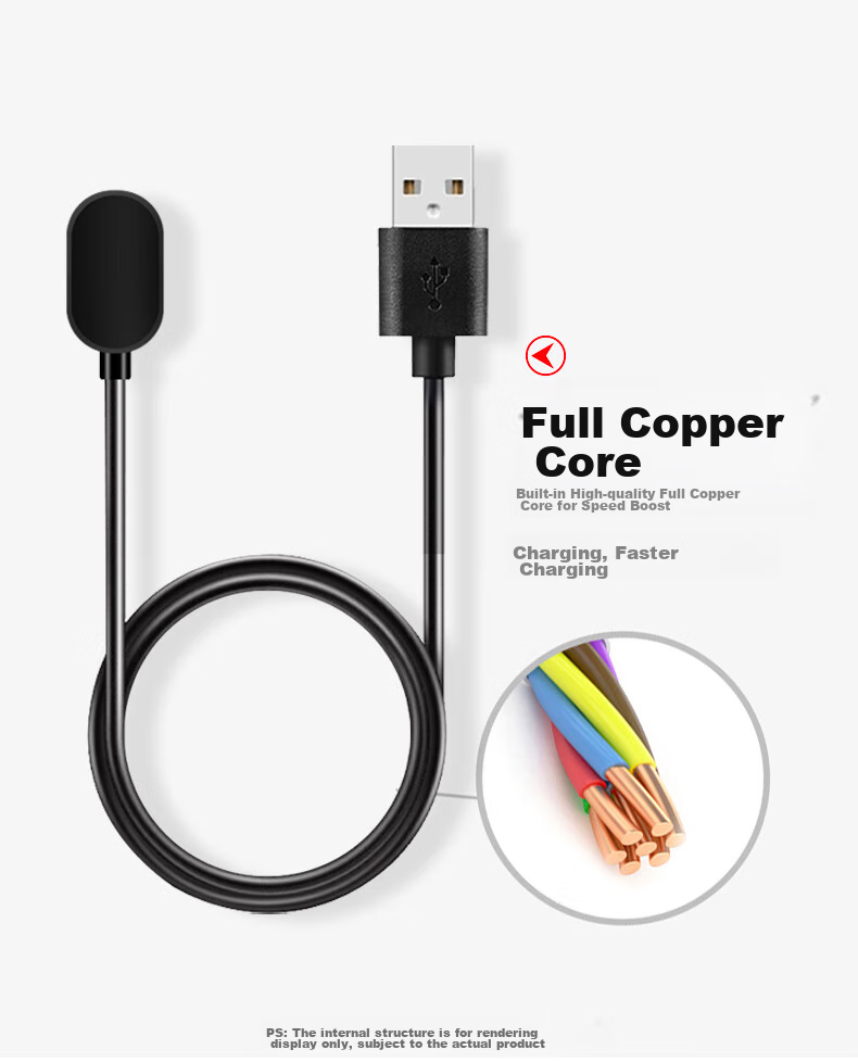 CangHua Compatible Charging Cable for Xiaotiancailiao Smartwatch, Suitable for N3/Z5/Z5Q/Z5A/Z3/D5/Z6/Z2/D3/D2/Y05/Y06/Q1A/Q2/Z1S/Z2S Universal Charger 5