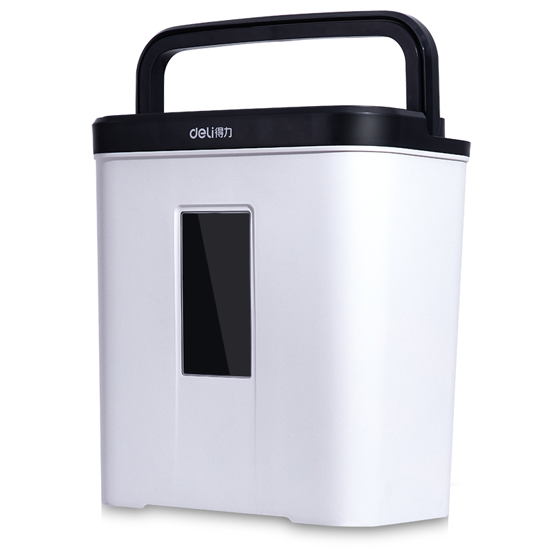 Deli Paper Shredder, Level 4 Security, Single Pass 6 Sheets, 5-Minute Continuous Shredding, Small Home And Office Document Shredder, 15L Capacity, Fast Paper Shredding, 9939N