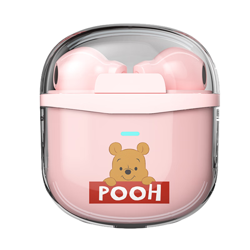 GUSGU Disney Co-Branded True Wireless Bluetooth Earbuds, Semi-In Music Sports Running Noise-Cancelling Earphones, Compatible with Apple Huawei Xiaomi Phones, Pink CE-823V