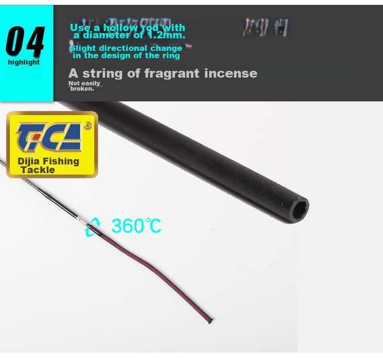 Dijia Fishing Rod, Dahuoshi Flagship Version, 3.6 Meters, 28 Sections, All-Purpose Carp Rod, Universal Pole Fishing Rod, Includes Original Rod Tip, Imported TCF Carbon Fiber 6