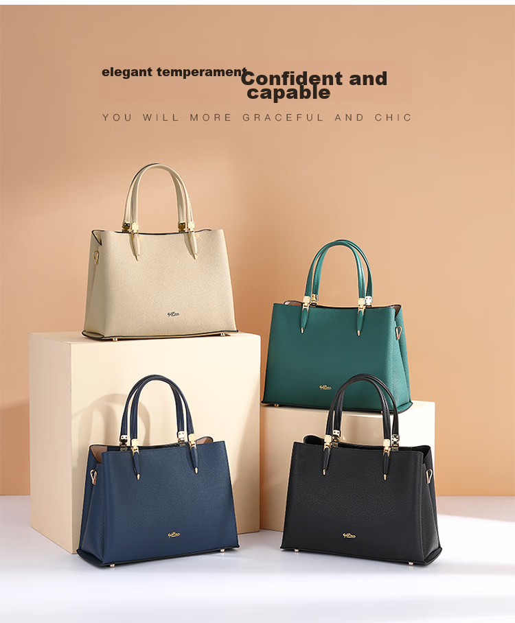 Goldlion Women's Handbag, Simple And Elegant Business Tote Bag, Birthday Gift for Ladies 8
