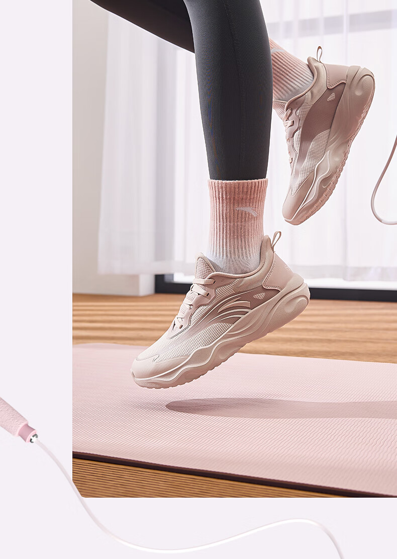 ANTA Milk Candy Jump Rope Shoes | Zhang Yufei's Training Shoes for Women, Soft Sole, Breathable, Lightweight, Shock-Absorbing, Training Shoes, Sneakers 9