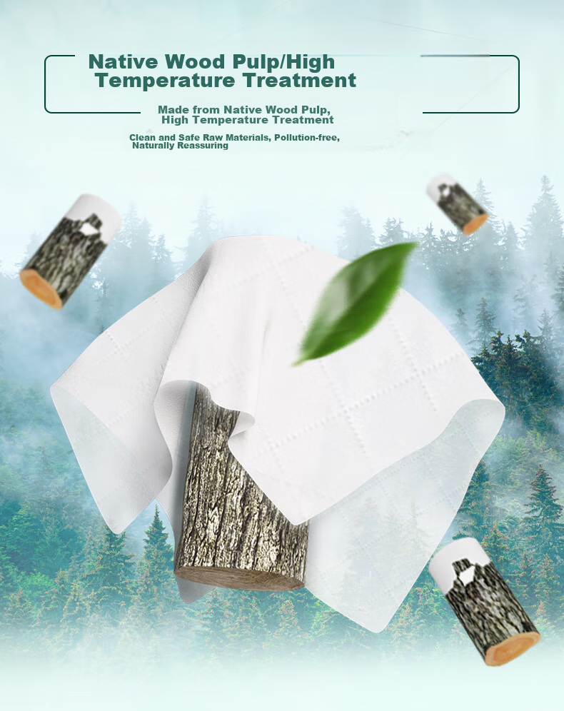 Weiyimei Large Roll Toilet Paper, 4-Ply, 400g*12 Rolls, Commercial Bulk Paper for Hotels And Bathrooms, Whole Box VJ7317 5