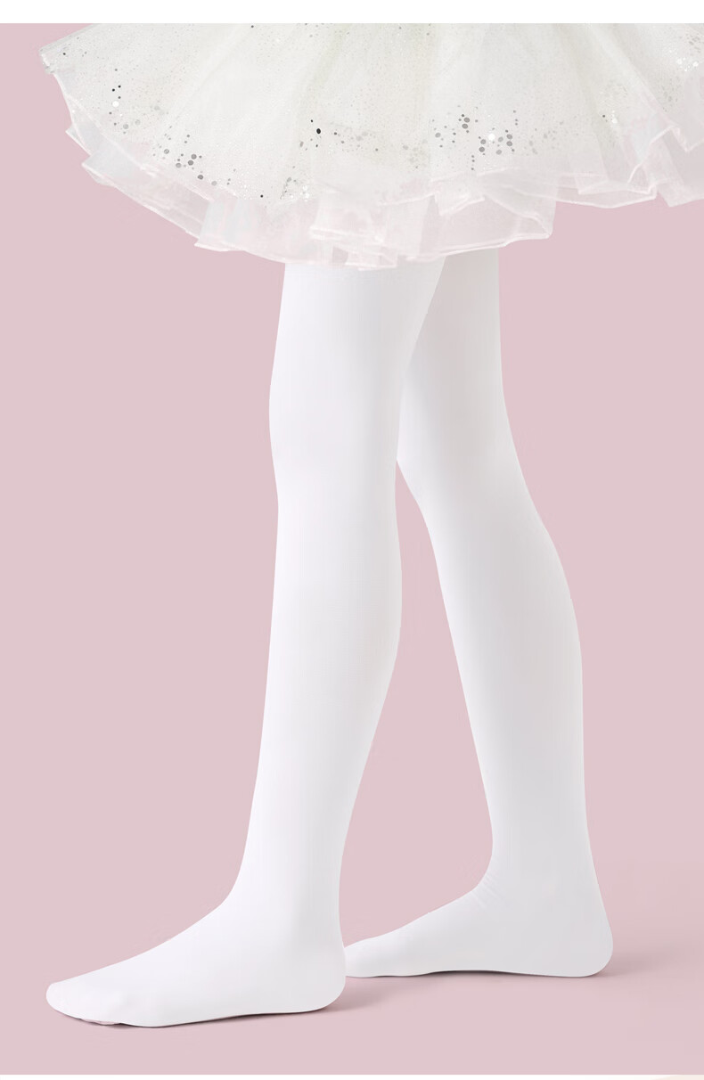 Barbie Children's Tights, Thin Spring And Autumn White Stockings, Girls' Leggings, Student Dance Tights, Girls' Ballet Socks 12