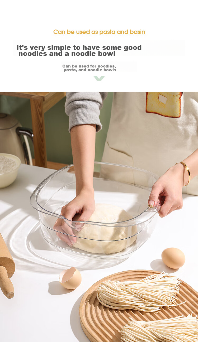 MAXCOOK Vegetable Washing Basket Draining Basket Plastic Double-Layer Vegetable Washing Basin Colander Strainer Basket 1 Basin 1 Strainer Dahong MCPJ3972 10