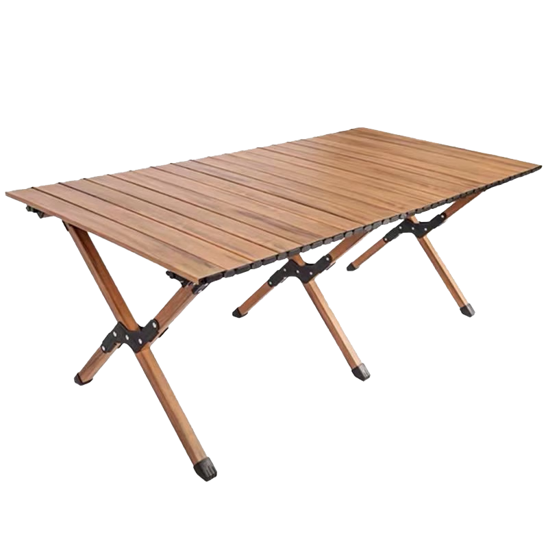 Shunyou Outdoor Folding Table Egg Roll Table Camping Cooking Table Portable Picnic Table and Chair Equipment 120cm SY-0135