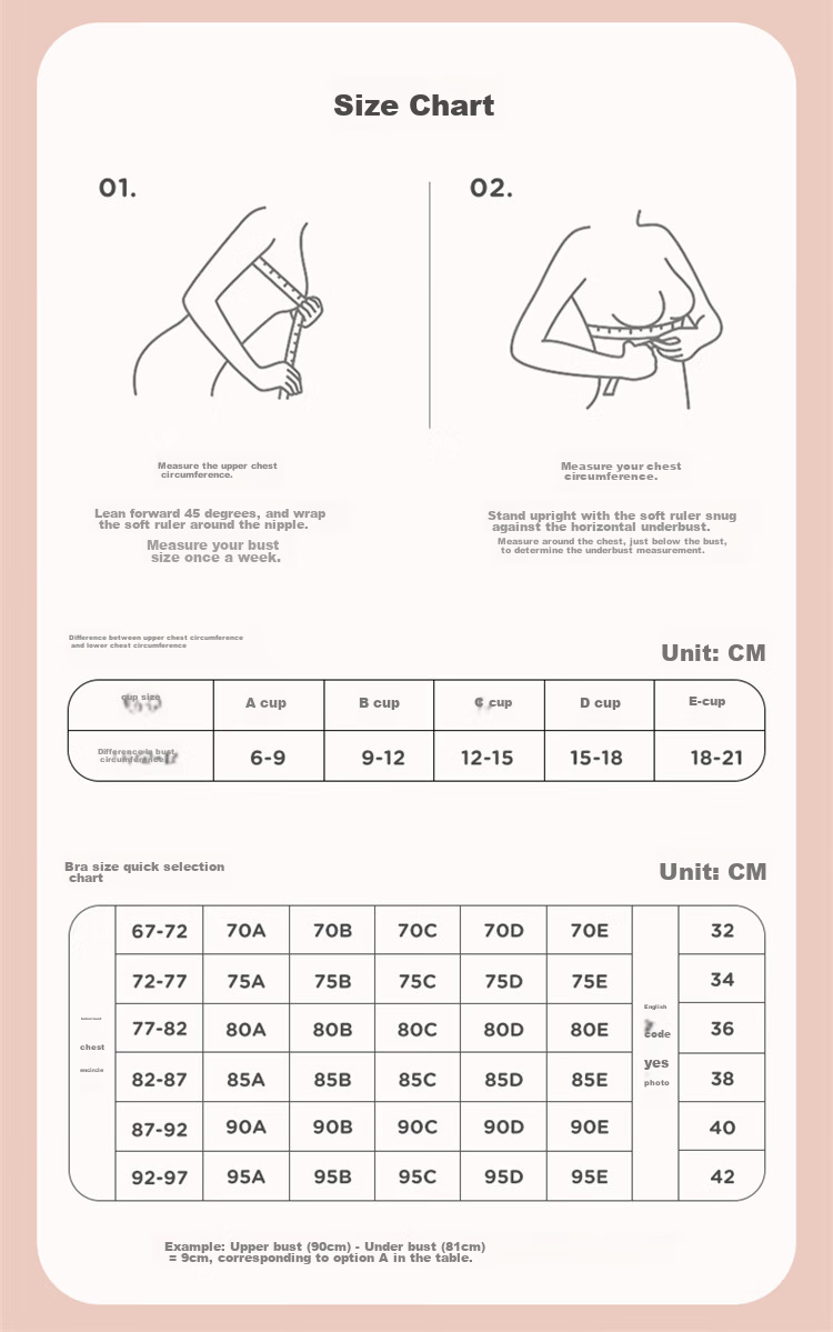 Dushiliren Women's Wireless Breathable Bra, Patented Side Push-Up, Lace Sexy Brassiere Set, 2B25W2 25
