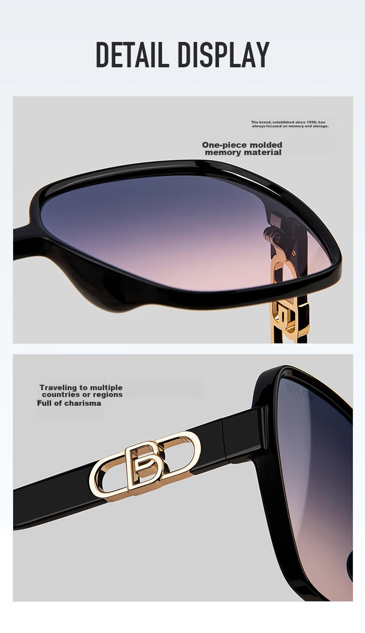 BOLON Elegant UV Protection Large Frame Sunglasses for Driving, Polarized Sunglasses for Women, Gift BL5082C30 4