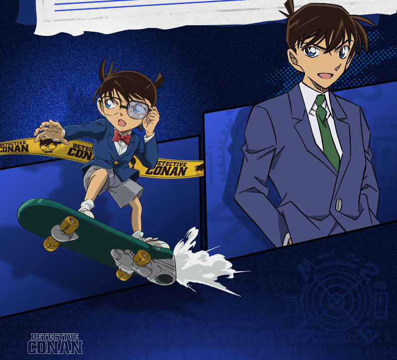 AIHAO [Back to School Essential] Detective Conan Co-Branded Elementary School Student Retractable Erasable Pen, ST Tip 0.5mm, Erasable Gel Ink Pen, Hot Erasable Pen, Crystal Blue, D2222 9
