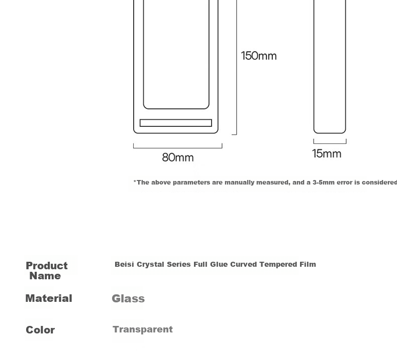 BASEUS [DLC Xuanwu Film | True Anti-Shatter] Tempered Glass Screen Protector for Huawei Mate X6, Full Coverage Protective Film, Shatterproof Anti-Fingerprint Screen Protector 23
