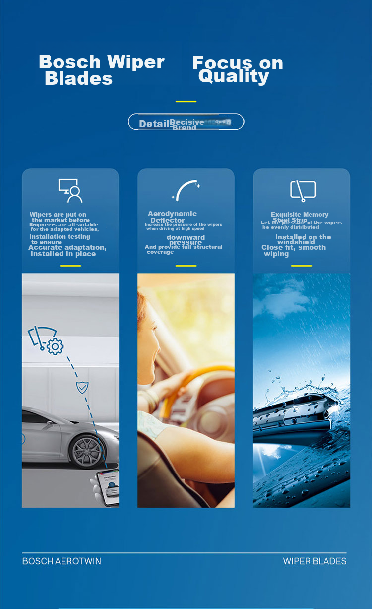 BOSCH Universal Windshield Wiper Blades 26/18, Compatible with Lexus ES200, 260, 300, GS200t 7