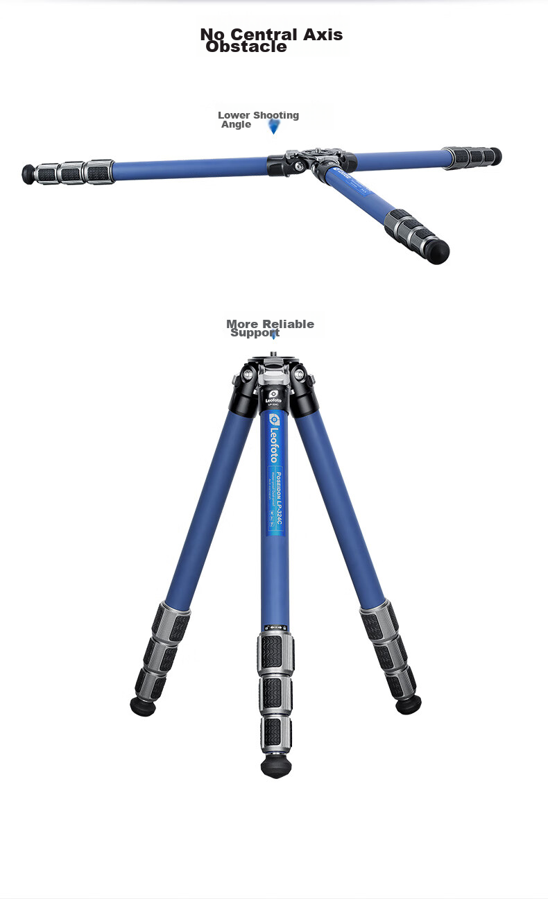 Leofoto Carbon Fiber Tripod for Smartphones And DSLR Cameras, Waterproof And Sandproof Photography Tripod with Ball Head Kit LP-284C+LH 25