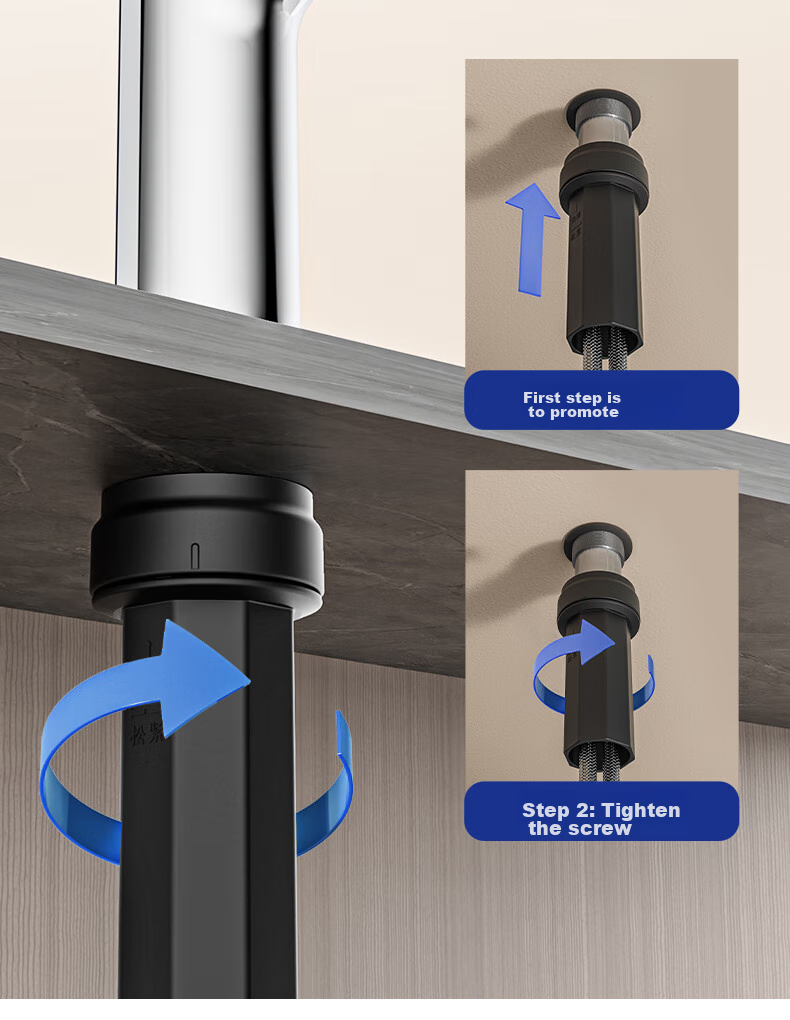 JOMOO Bathroom Sink Faucet, Hot And Cold Dual Control Tap for Washbasin, Single Handle Single Hole 32680 16