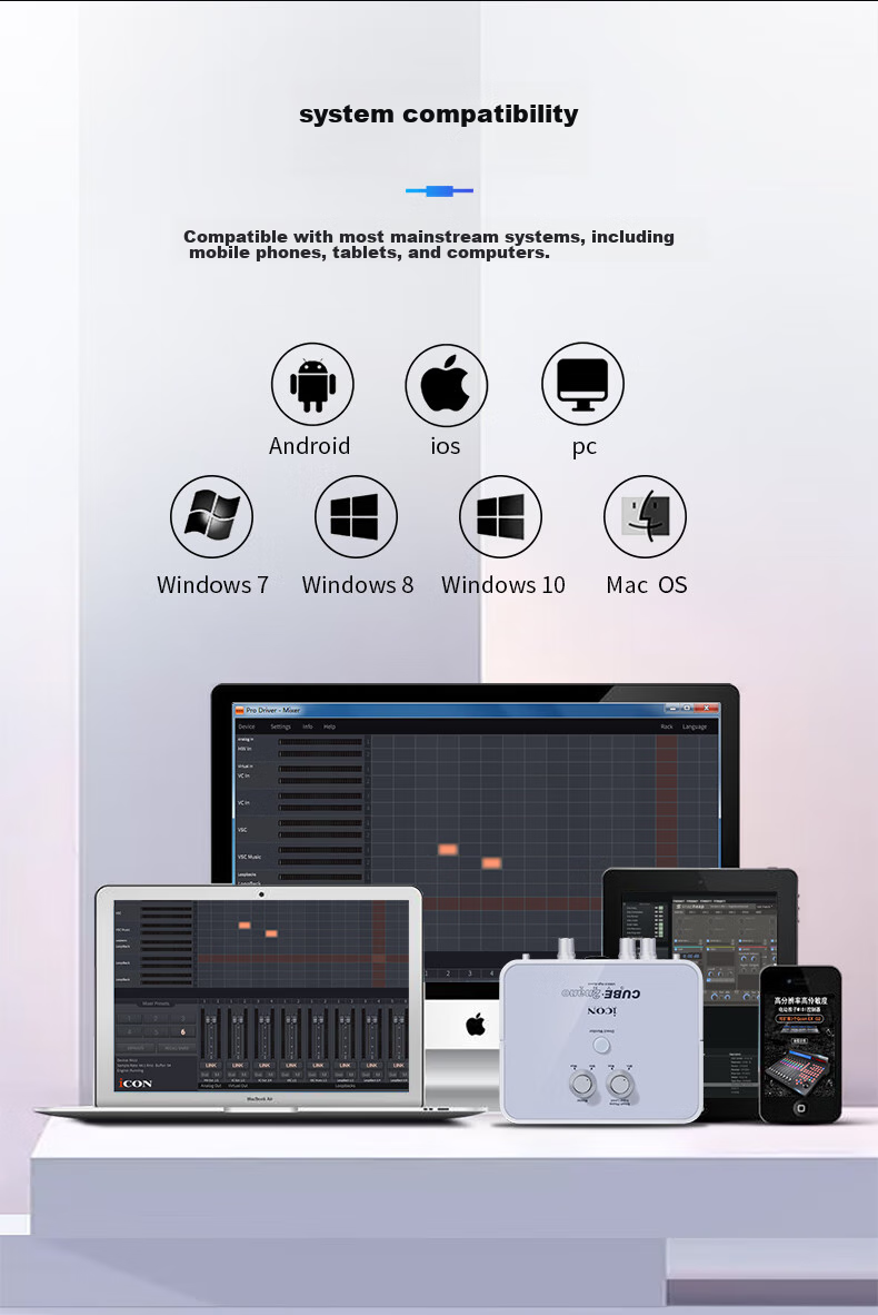 ISK BM-800 Condenser Microphone, Aikenuano Sound Card Kit, Mobile Phone Live Streaming, Computer Universal, Streamer Singing, Quanmin K Song Recording, Live Streaming Equipment Complete Set Microphone 8