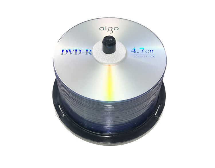Aigo DVD-R Discs, 16x Speed, 4.7GB Capacity, Blank Discs, 50 Pieces in A Barrel, Video Backup, Stable Recording 2