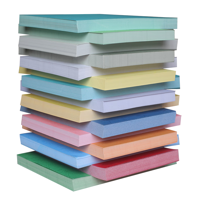DOCON 180g A4 Flat Leather Texture Light Gray 50 Sheets Cover Paper for Glue Binding Machine, Simulation of Leather Texture Paper for Tender Documents And File Covers Cloud Paper