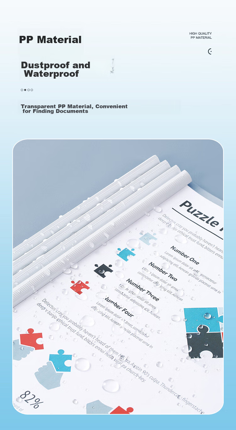 COMIX 10-Pack A4/15mm Thick Lever Arch Files, Transparent Pull Rod Folders, Student Exam Paper Folders, Document Organizers, Office Stationery EA3312 7