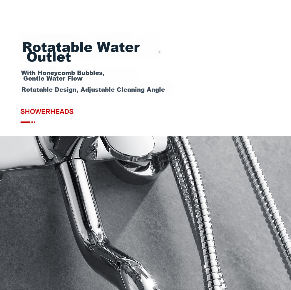 MICOE Shower Set with High-Quality Brass Faucet, Pressure-Increasing Shower Head, Four-Function Shower Kit M-A04094 10