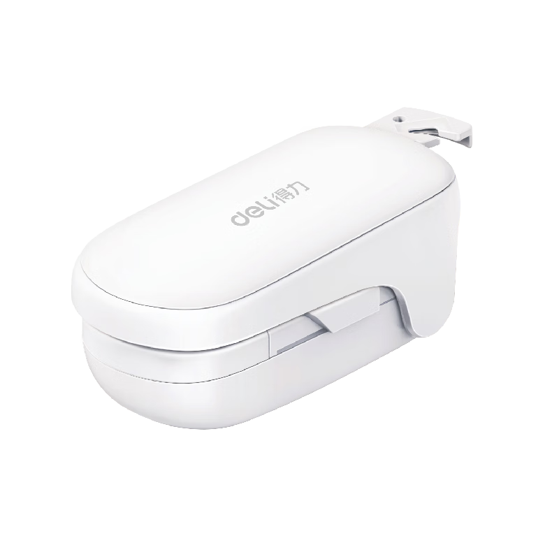 Deli Mini Sealing Machine, Portable Home Sealer for Snack Packaging Bags, Hand-Pressed Sealing Device, Small Plastic Bag Heat Sealing Machine Tool