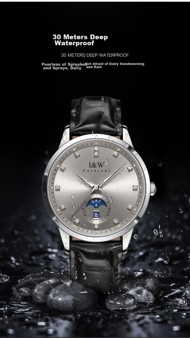 Aiwochi Swiss IW Watch, Men's Fully Automatic Mechanical Wristwatch, Official Authentic Product, 2026 New Model, Top Ten Brand 11