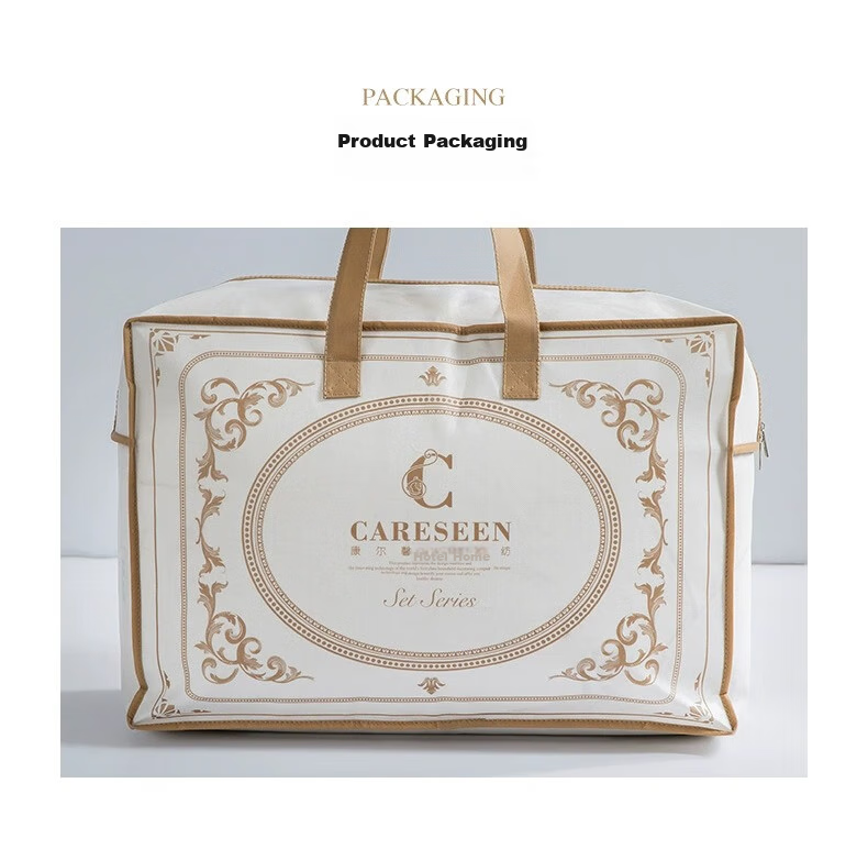 Canasin Hotel Mattress Pad, Thickened Foldable Non-Slip Protective Mat, Antibacterial Fiber Pad, Double Size 150*200cm + 3 13