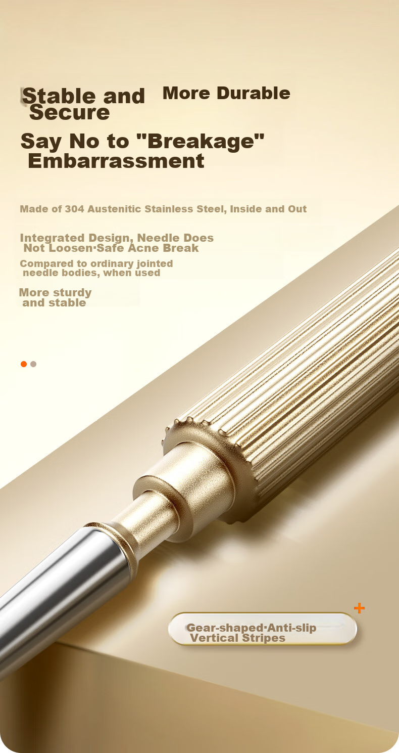 Sude Blackhead Extractor, Acne Needle, Comedone Remover Tool, Pimple Popper for Beauty Salons, Specialized Acne Needle 6