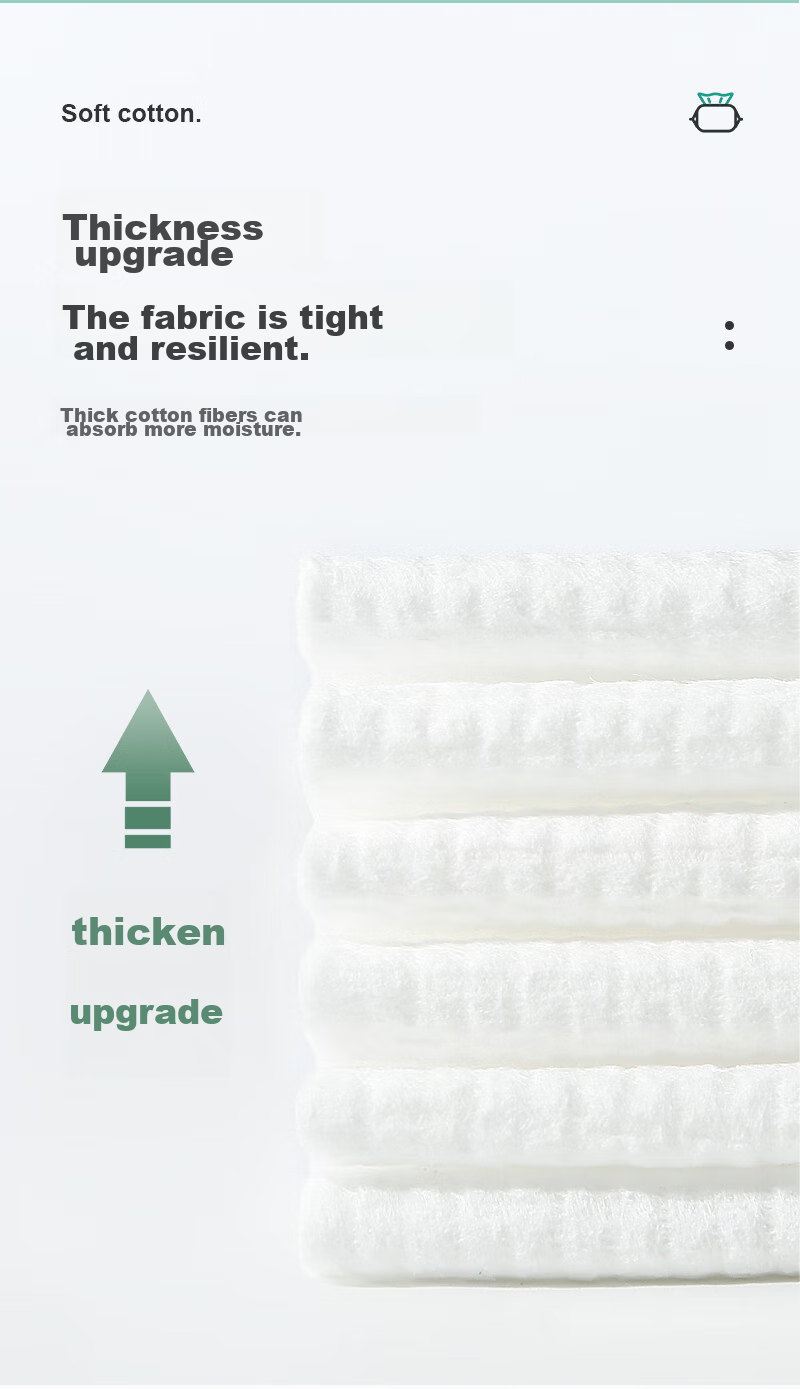 COTTON SHOOTS Disposable Face Towels, Pure Cotton Soft Wipes, Thickened Facial Cleansing Cloths, Hanging Family Pack, 2 Packs × 168 Sheets, 20*20cm 9