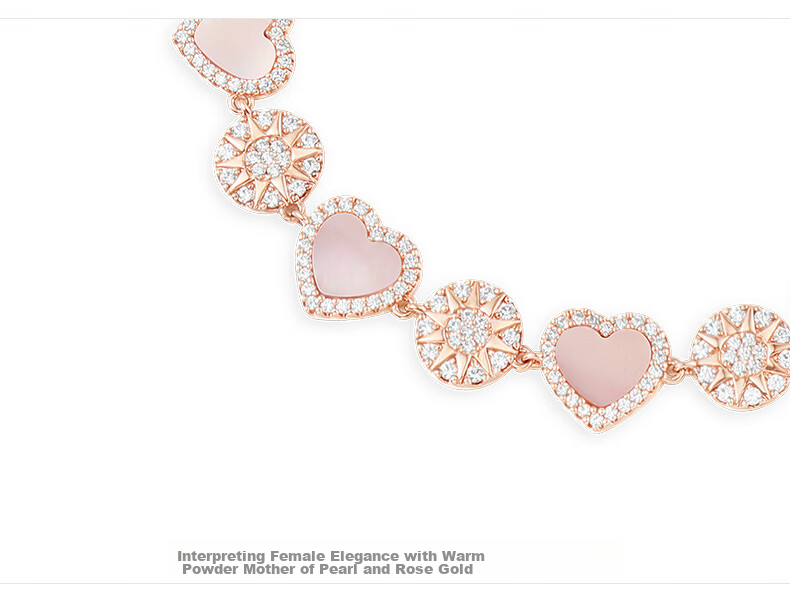 APM Monaco Pearl Mother-Of Heart-Shaped Adjustable Bracelet, Jewelry Gift for Wife 3
