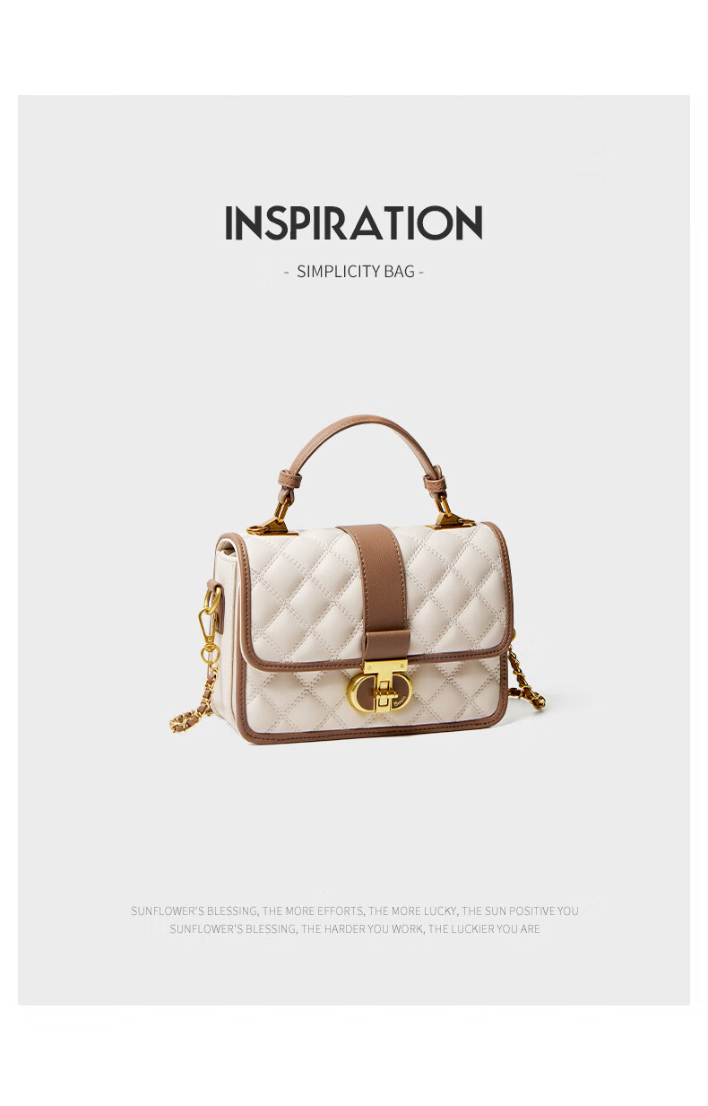 15MINS Women's Bag 2026 New Luxury Brand Quilted Chain Handbag Shoulder Bag Birthday Gift 7