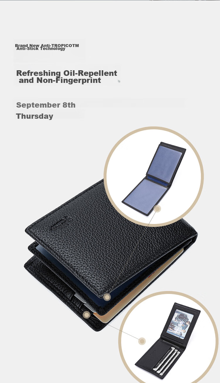 Goldlion ID Card Holder Gift Box, Driver's License Case, Leather Cover for Driver's License, Birthday Gift 4