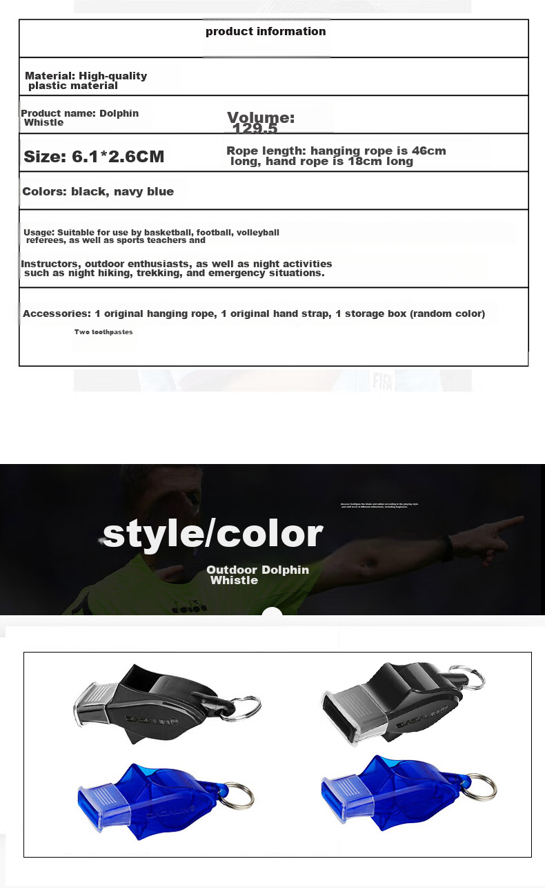 JAJALIN Outdoor Aluminum Alloy Survival Whistle, Referee Whistle, Random Color 4