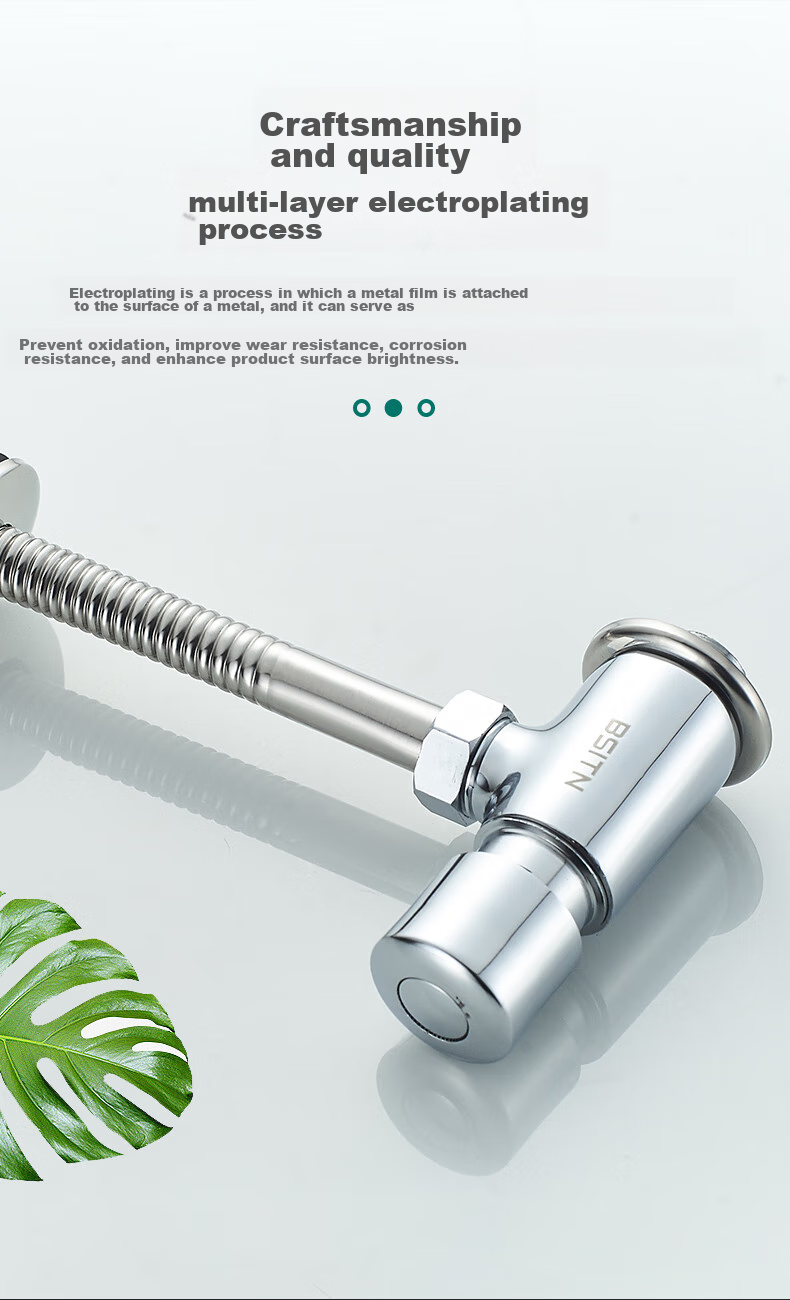 BSITN Bathroom Urinal Flush Valve, Brass Hand-Operated Flush Valve, Toilet Urinal Switch Valve B5003 5
