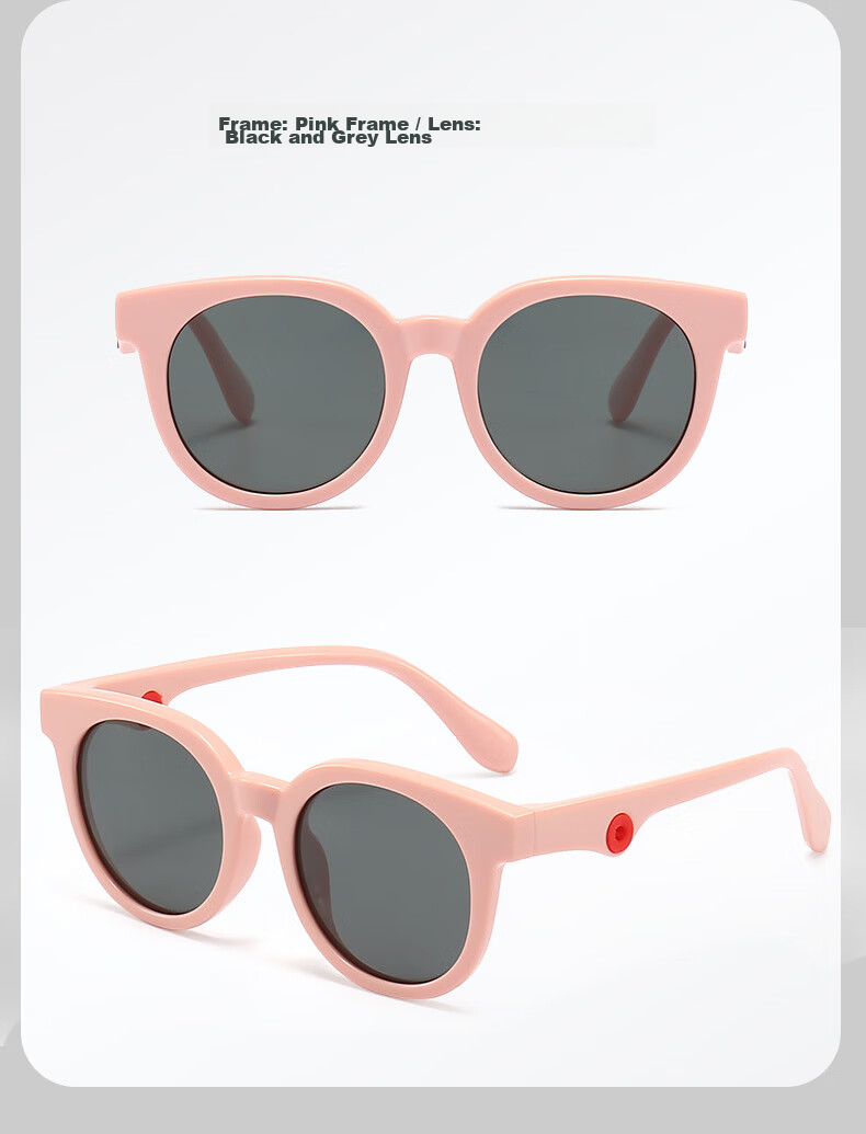 Siwangongli Children's Sunglasses for Boys And Girls Aged 3-12 Polarized UV Protection Baby Sun Glasses Trendy Special Desig 13