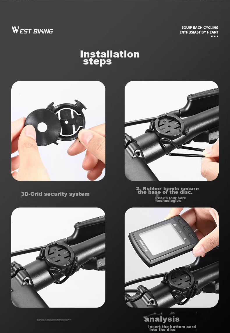 WestBiking Bicycle GPS Speedometer, Wireless Speed Measurement And Positioning, Odometer, Speed Recorder 22