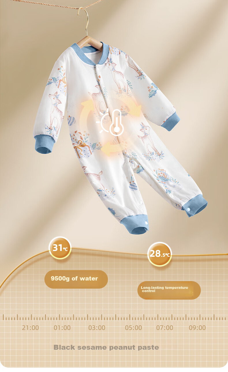 Beitaisi Baby Clothes Spring And Autumn Long-Sleeve Bodysuit, Pure Cotton Newborn Onesie, for Boys And Girls, Early Spring Outfit Pajamas 46