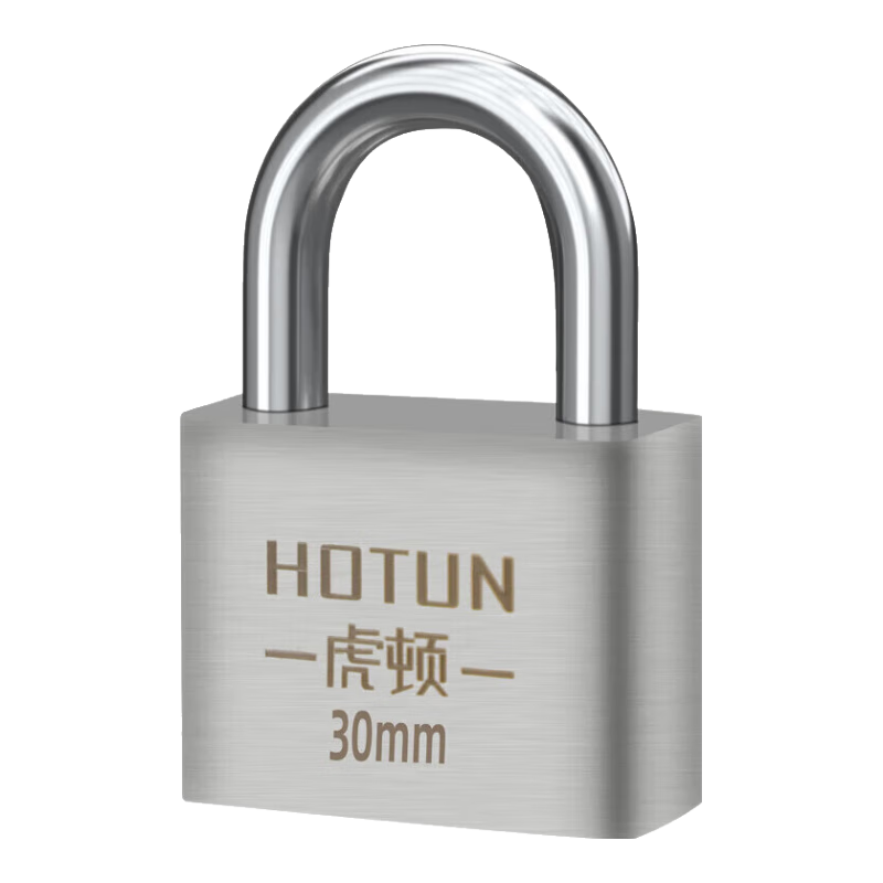 HOTUN Padlock, 304 Stainless Steel, Waterproof And Rust-Resistant, Small Padlock for Cabinets, Drawers, Outdoor Use, Anti-Theft Window Lock, Ss30mm
