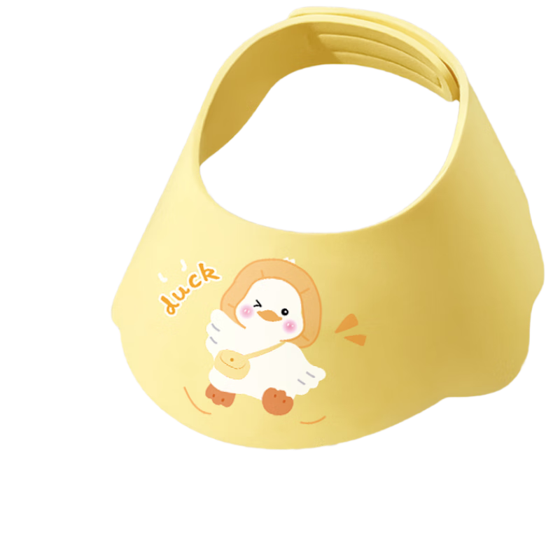 Baoshi Children's Waterproof Ear Protection Shower Cap with Adjustable Flow - Baby Bathing And Washing Helper - Hello Duck