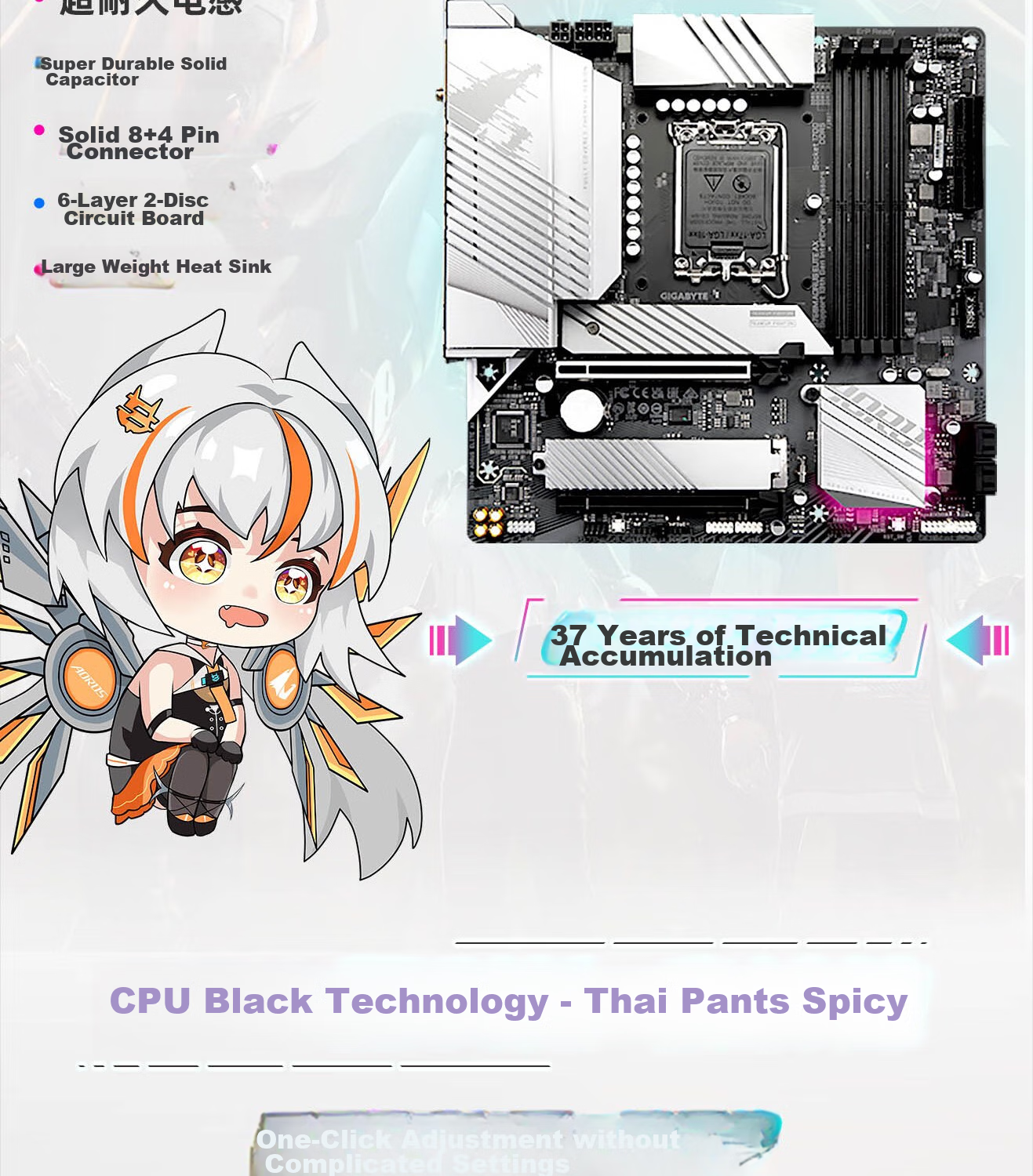 GIGABYTE B760M GAMING X GEN5 Motherboard DDR5 Compatible with CPU 14600K/12600K, Intel LGA 1700 Socket 5