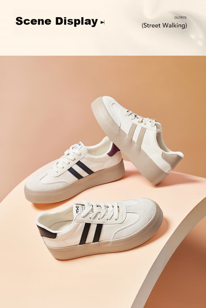 Hotwind Mall Same Style Dexun Shoes Sneakers for Women, Retro Classic Design, Fashionable Versatile 8