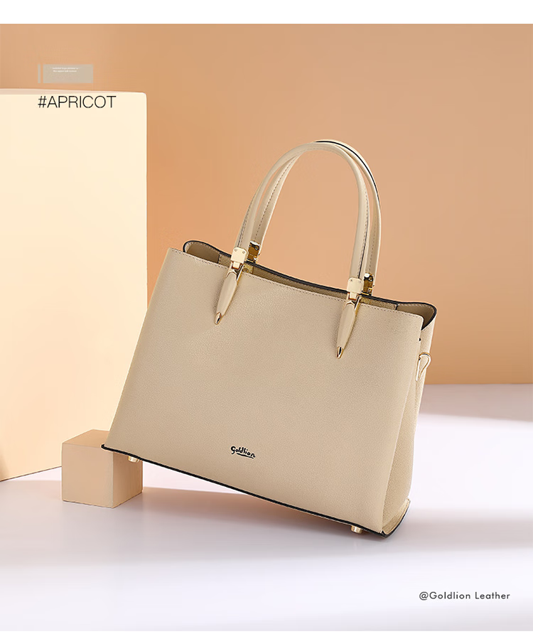 Goldlion Women's Handbag, Simple And Elegant Business Tote Bag, Birthday Gift for Ladies 19