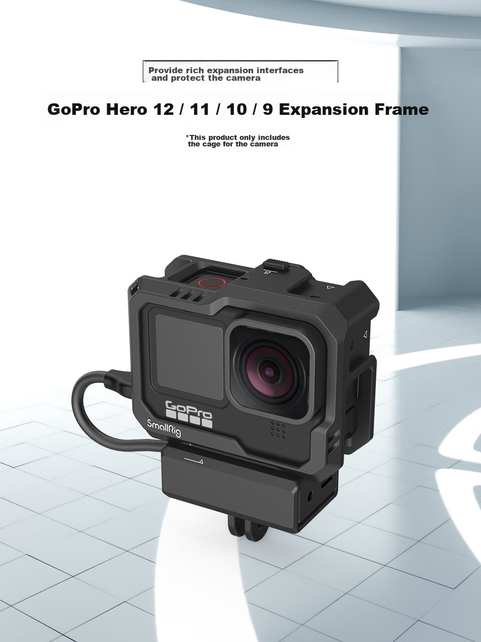 SmallRig 3083 GoPro 13/12/11/10/9 Action Camera Cage Expansion Frame Video Shooting Accessory 1